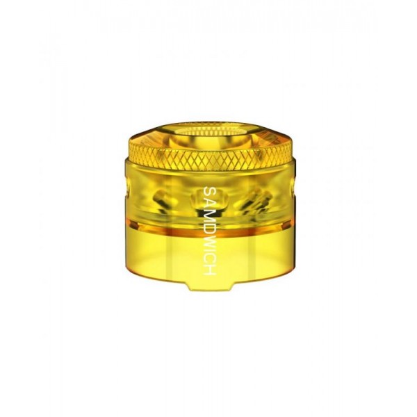 Dovpo Samdwich RDA Translucent Polished Cap Combo Air Intake