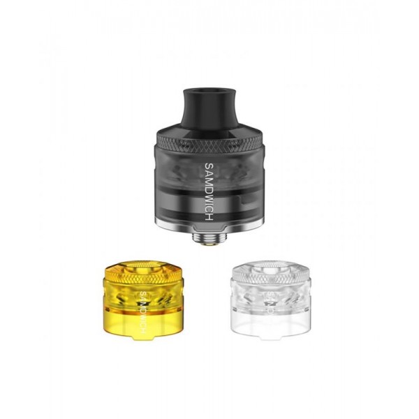 Dovpo Samdwich RDA Translucent Polished Cap Combo Air Intake