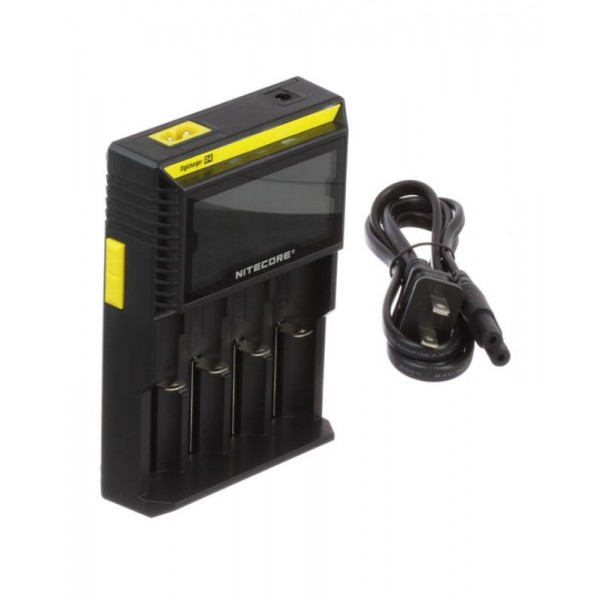 Nitecore D4 4Slots Battery Charger With LCD Screen