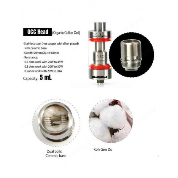 5ML Youde UD Zephyrus Sub Ohm Tank