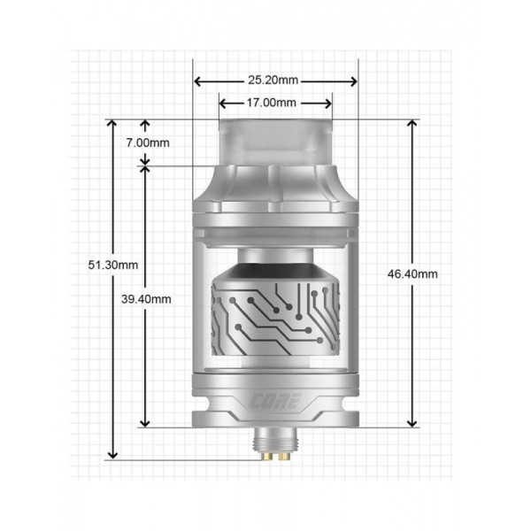 Vapefly Core RTA Tank 4ML 25.2MM