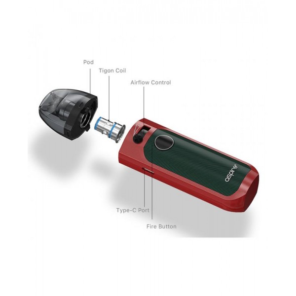 Aspire Tigon AIO Pod System 1300mAh