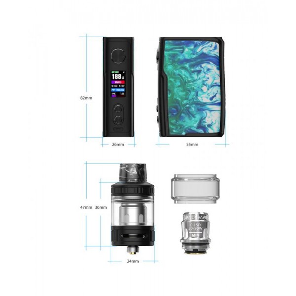 Vandy Vape Swell 188W TC Kit With Bluetooth Function