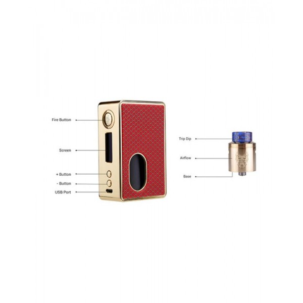 Snowwolf O-100 100W Squonk Box Mod Kit